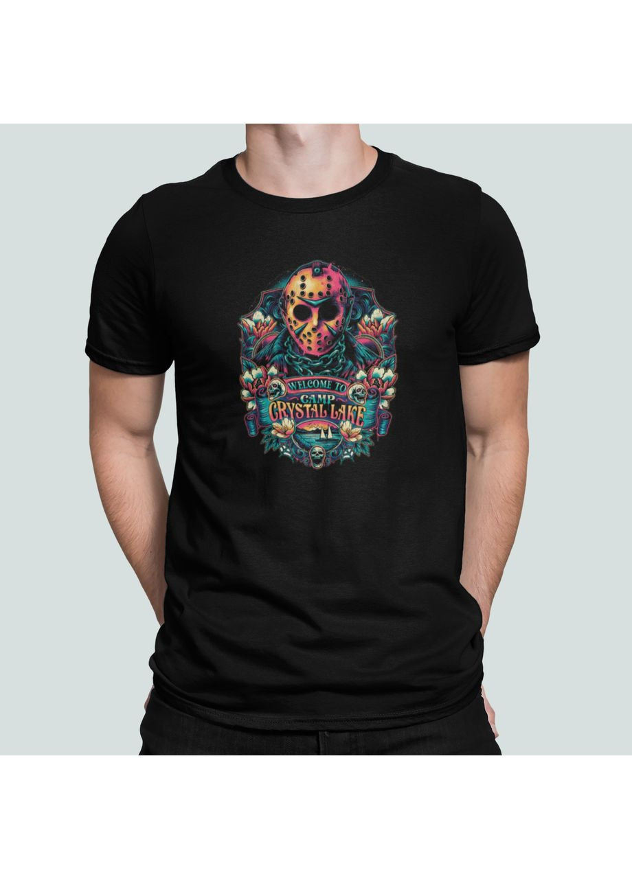 Черная мужская футболка с принтом jason voorhees джейсон вурхиз хэллоуин Stedman