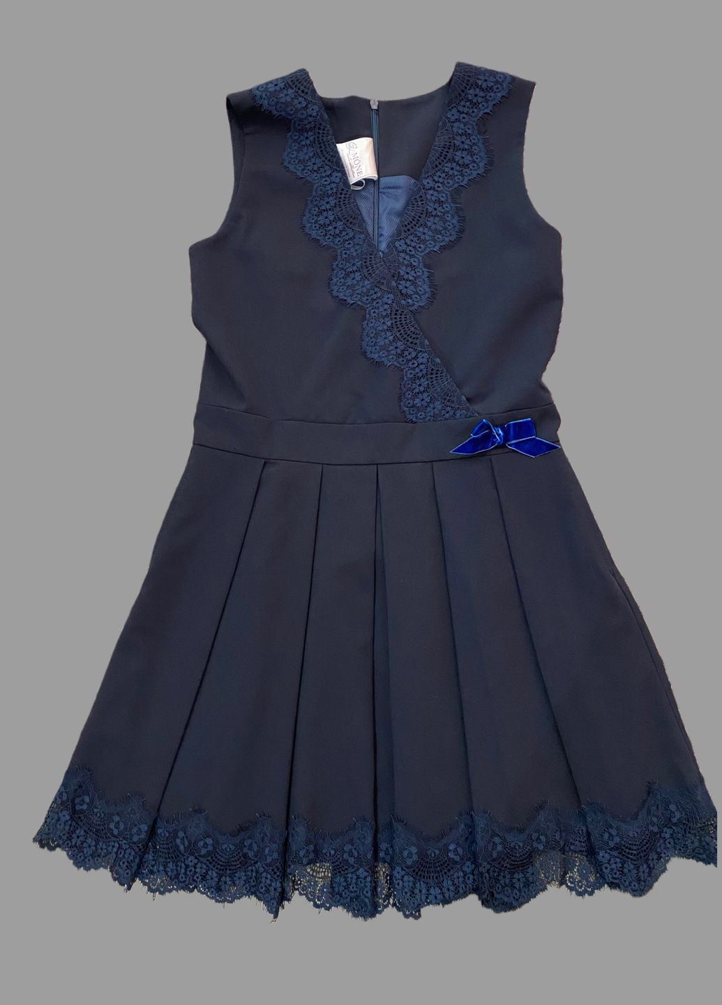 Шкільний сарафан синій для дівчинки Mone (336897998)