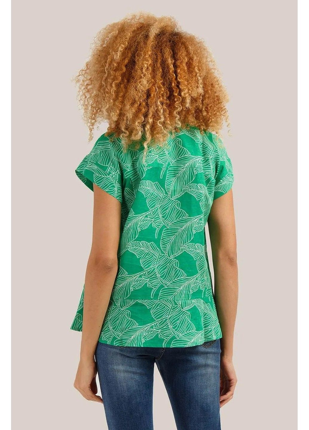 Зелена літня блузка s19-12047-500 Finn Flare