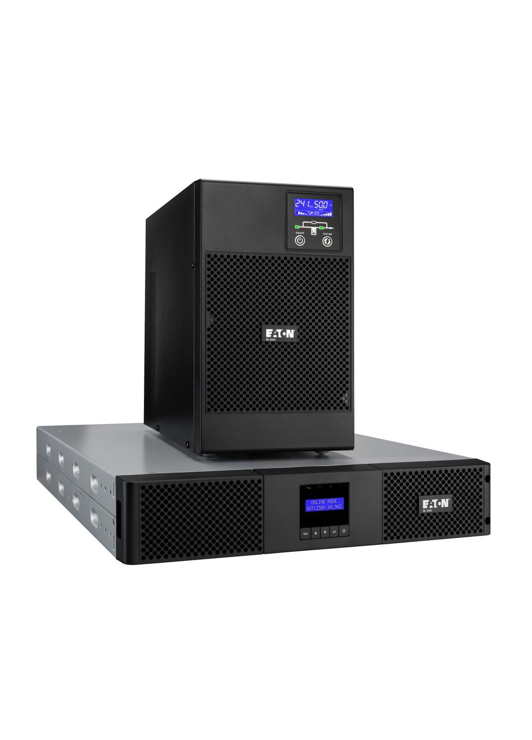 Источник бесперебойного питания 9E, 1000VA/900W, RM 2U, LCD, USB, RS232, 4xC13 EATON (341089434)