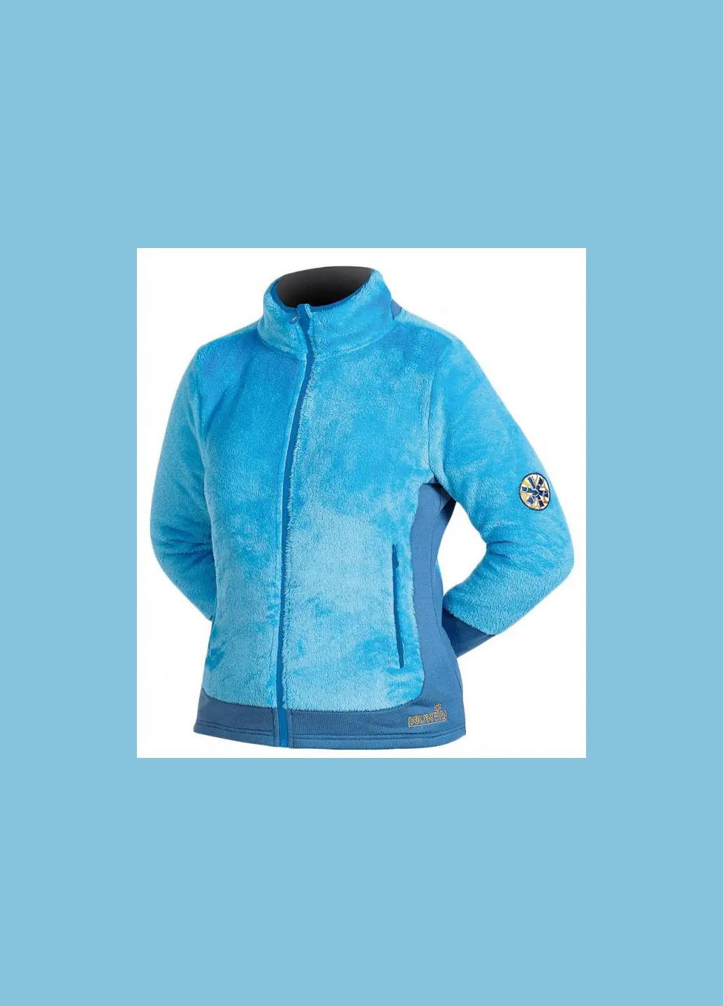 Блакитна демісезонна куртка moonrise жіноча блакитний Norfin