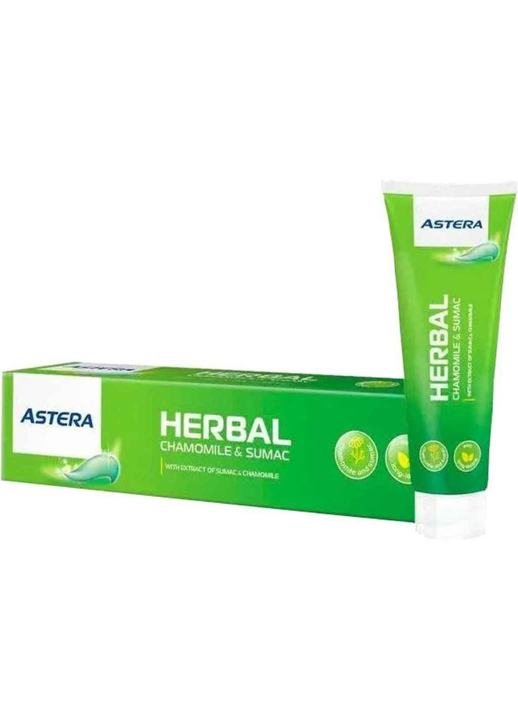Зубная паста 110мл Aroma с травами Ромашки и Сумахи ТМ Astera (311955751)