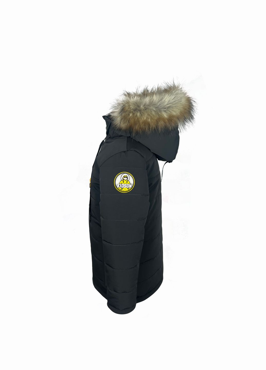 Серая зимняя юджин No Brand