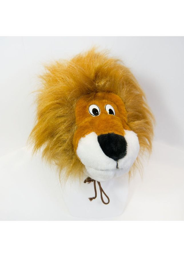 Детская маскарадная шапочка лев коричневая из искусственного меха для мальчика и девочки шапка для праздника ProDobro (366030571)