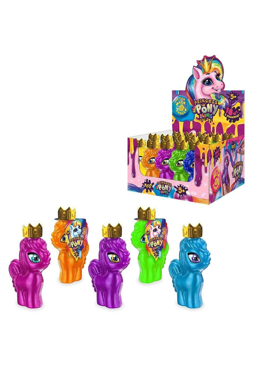 Игрушка антистресс Слайм Princess Pony Slime (PPS-01-01U) Danko Toys (362420742)