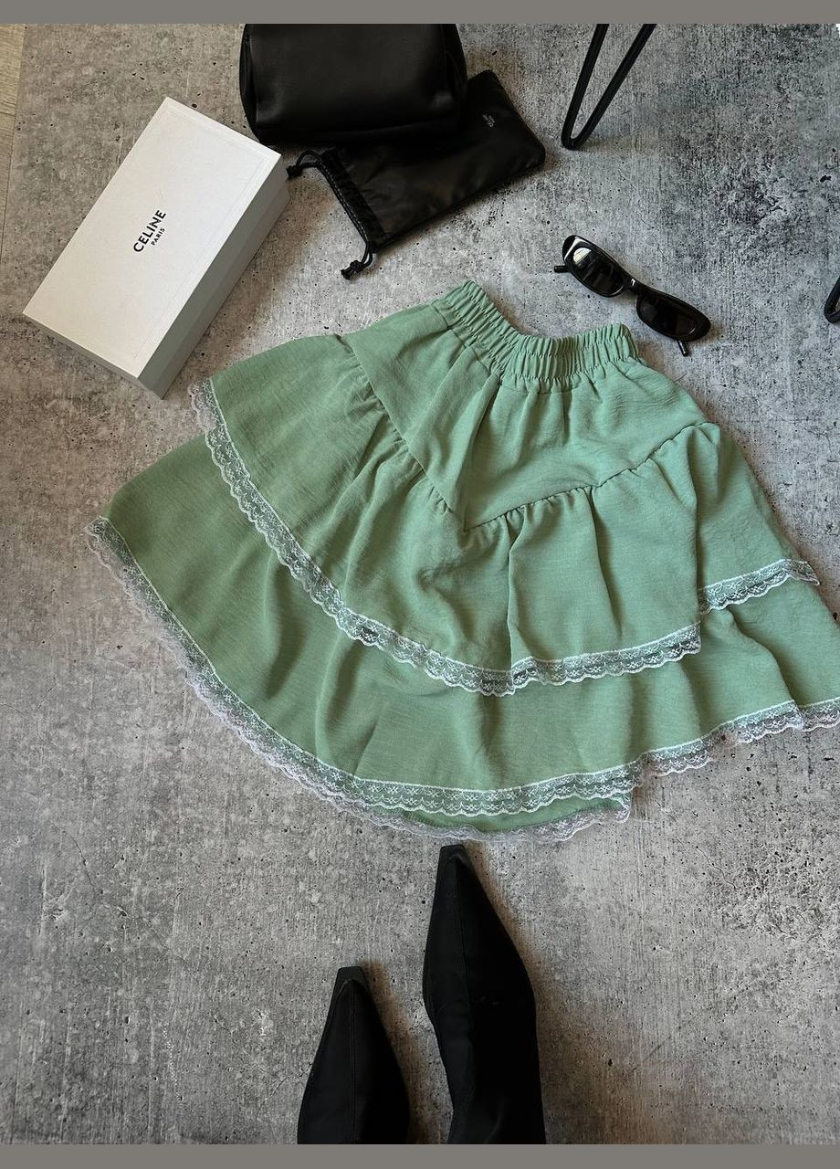 Жіноча стильна спідниця міні зефірка Україна (332621090)