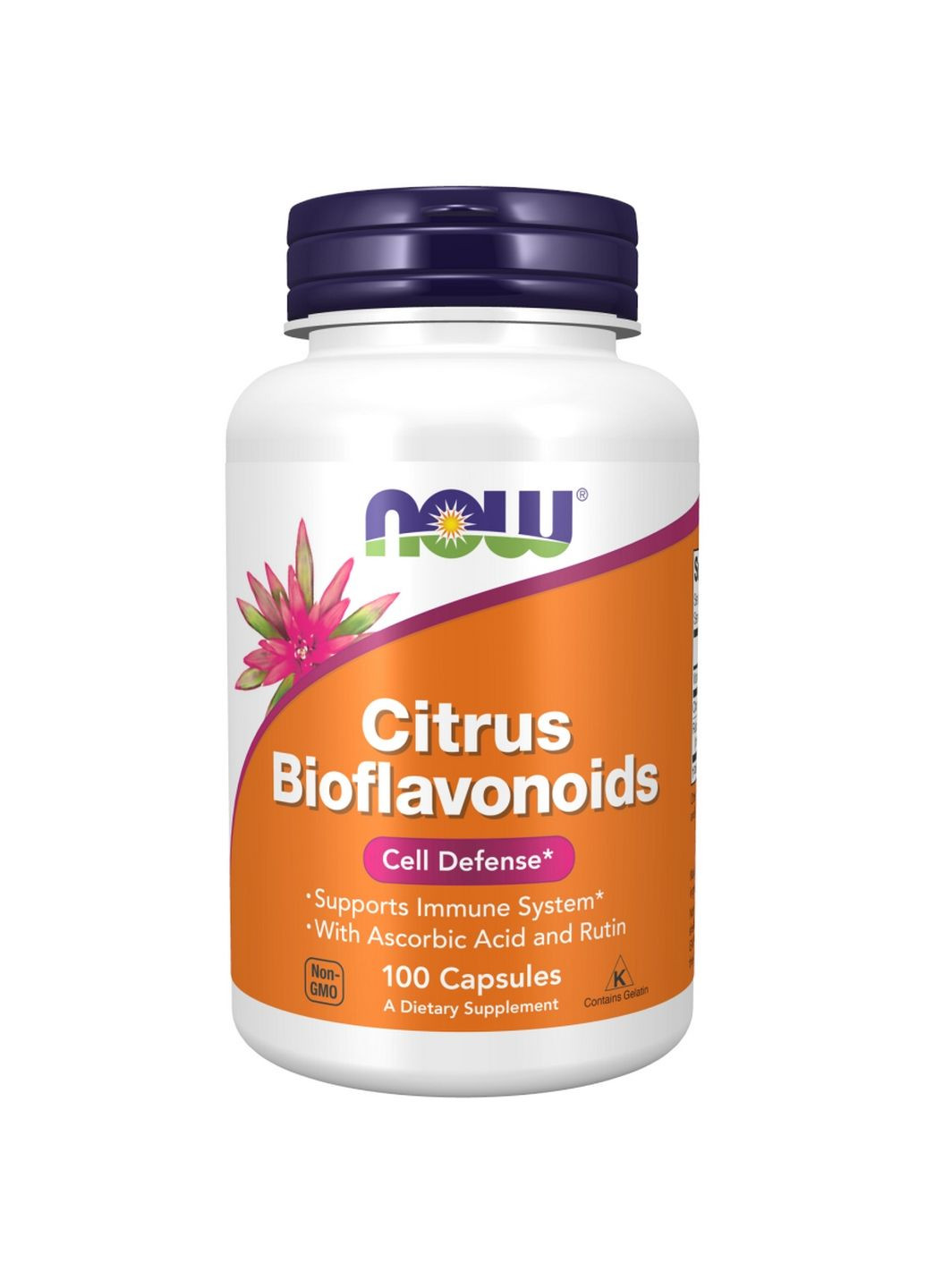Витамины и минералы Citrus Bioflavonoids, 100 капсул Now (293341583)