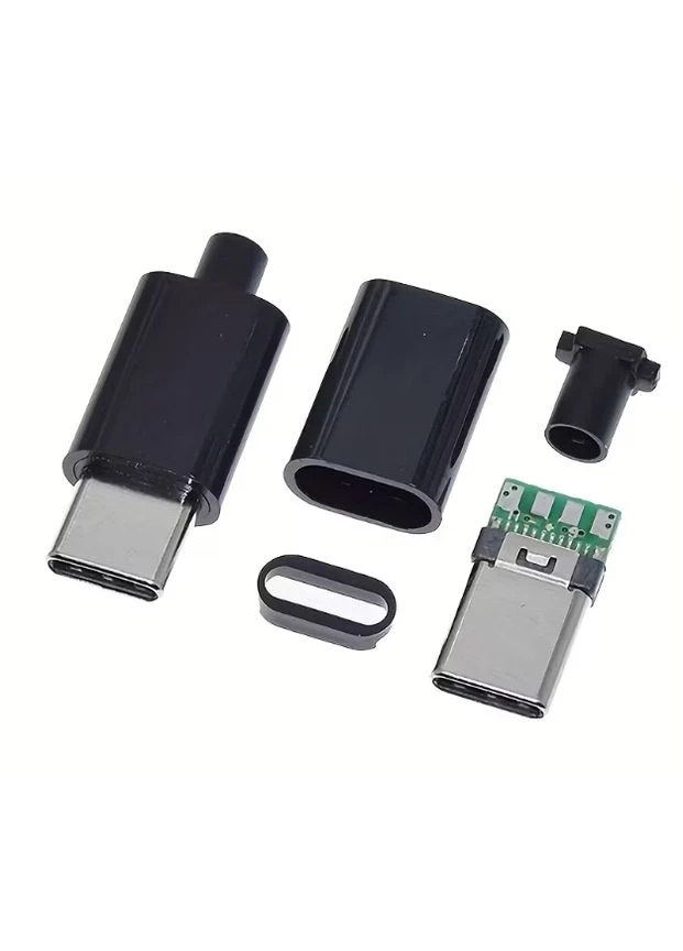 USB-C Type-C 3.1 роз’єм 3A — штекер (тато) для швидкої зарядки та передачі даних PD (386409680)