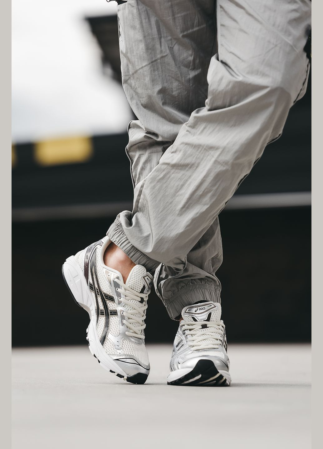 Сірі всесезон кросівки чоловічі і жіночі asics gel-kayano 14 grey black | асікс гель-каяно 14 сірі чорні No Brand