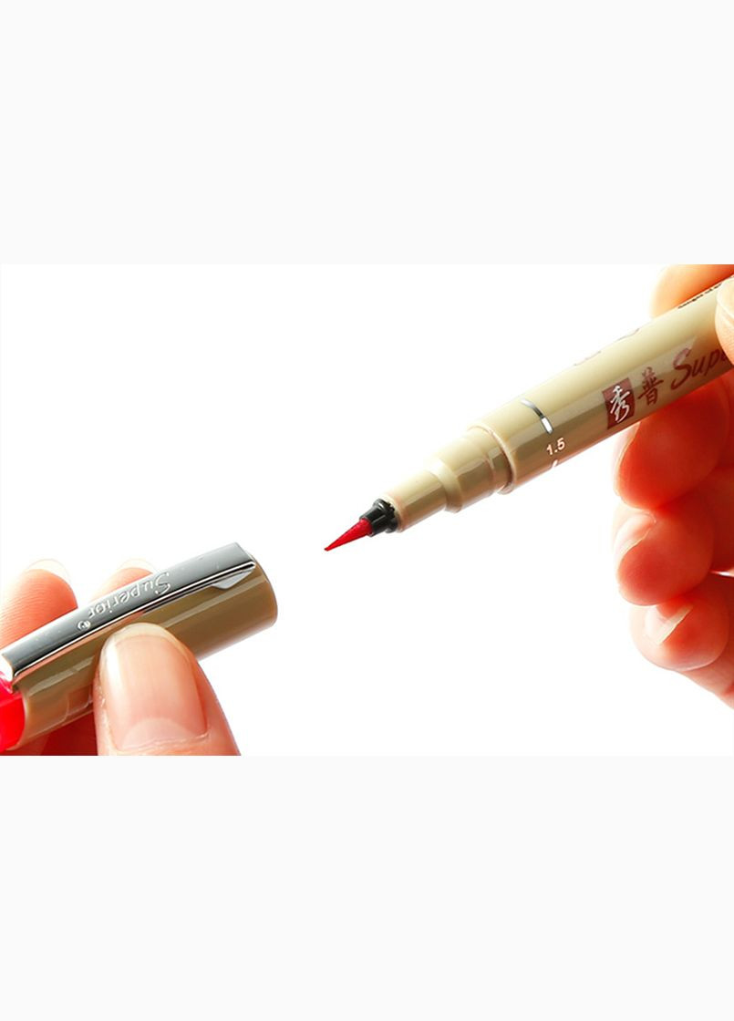 Набір ручок-пензликів (BrushPen) 12 кольорів Superior (322650493)