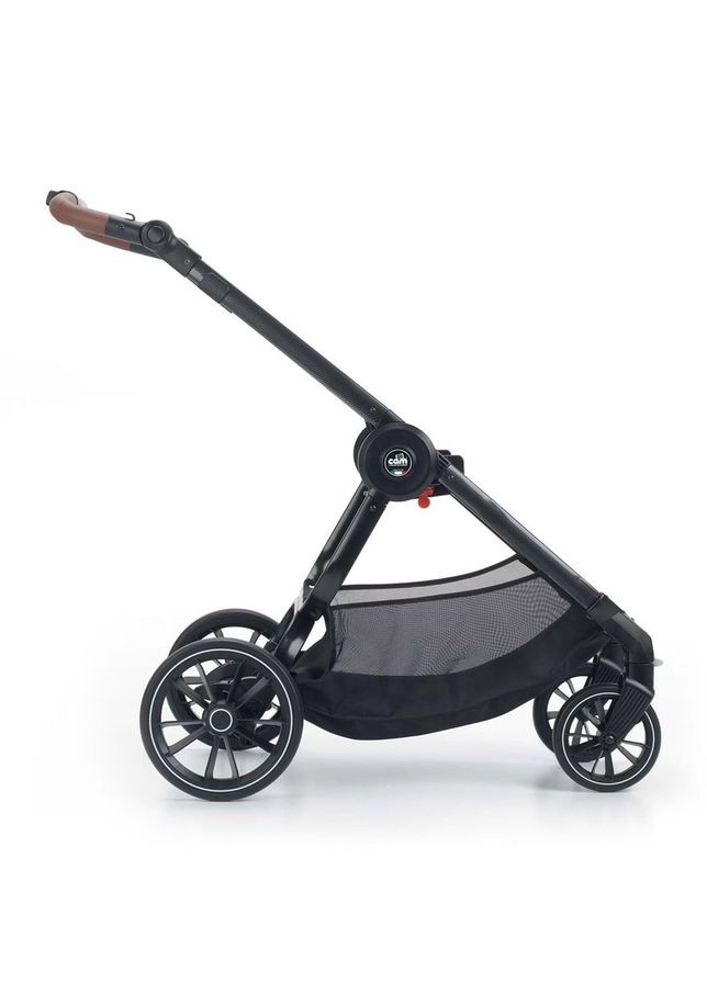 Коляска 2 в 1 TECHNO MILANO, рама чорний карбон, колір сірий (805T/V98/978/555K) CAM (307836323)