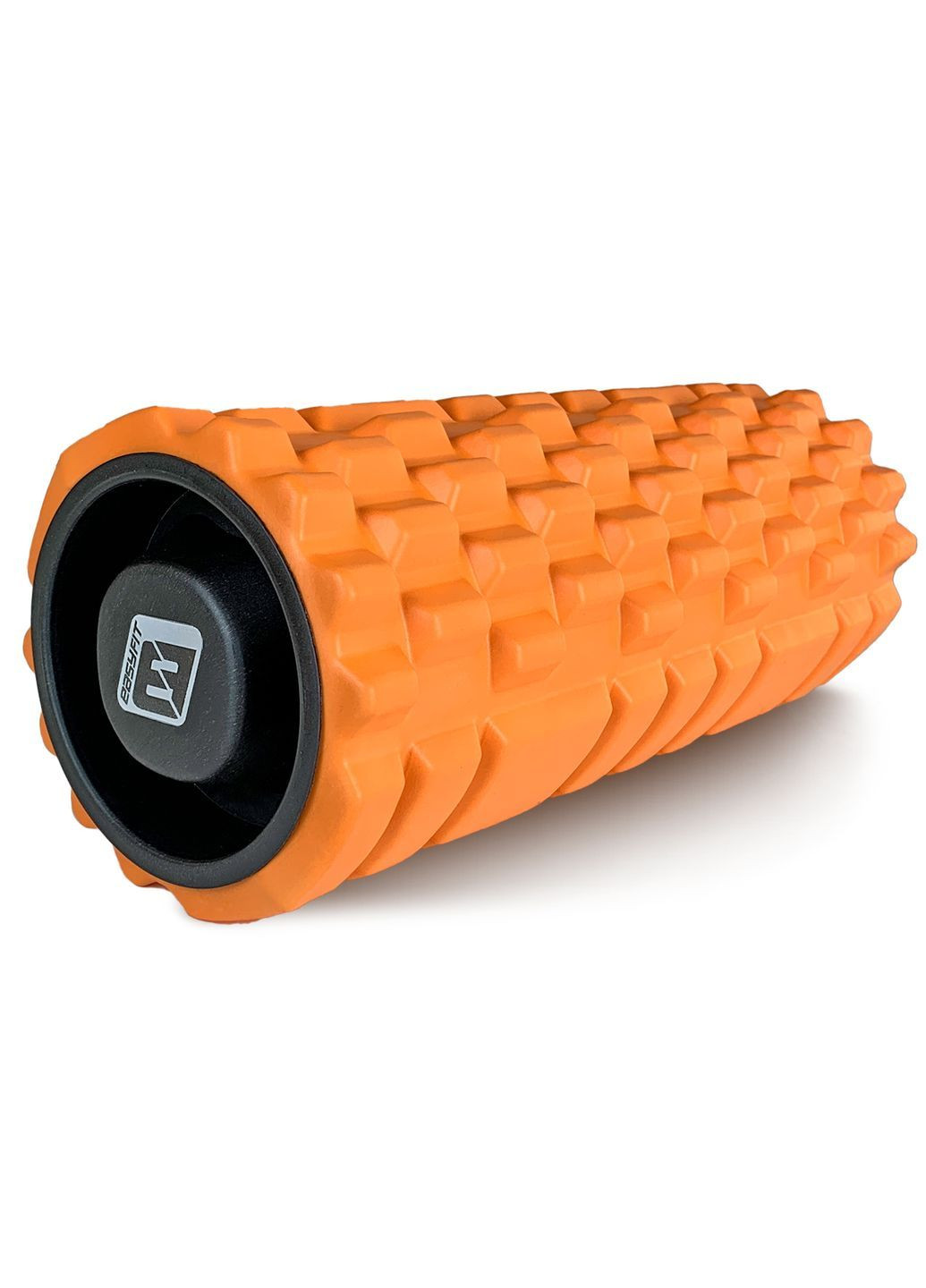Массажный ролик Grid Roller 33 см v.1.1 прочный массажер (оранжевый) EasyFit (365703935)