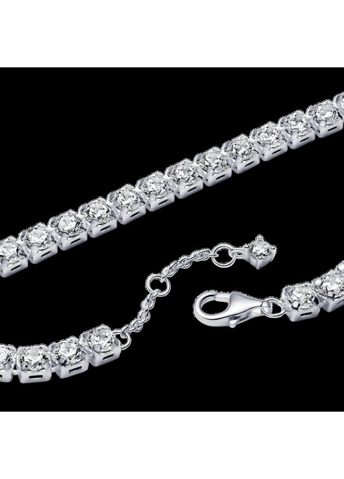 Серебряный браслет Пандора сияющий теннисного дизайна 593539C01 Kabluchka (355347780)