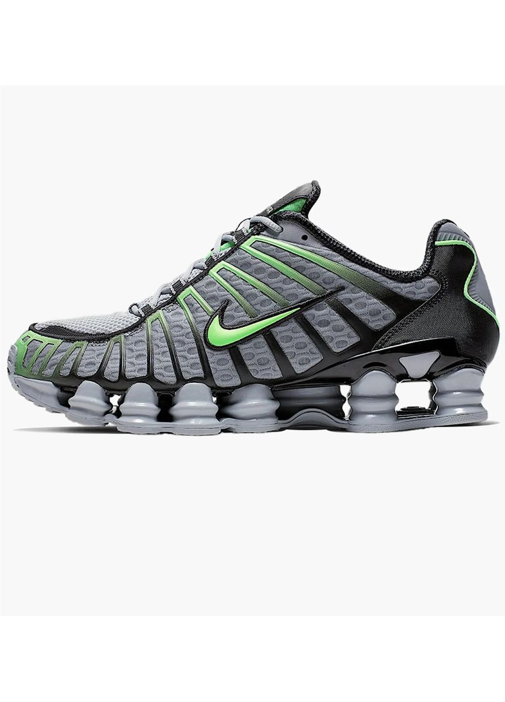 Сірі кросівки чоловічі shox tl grey Nike