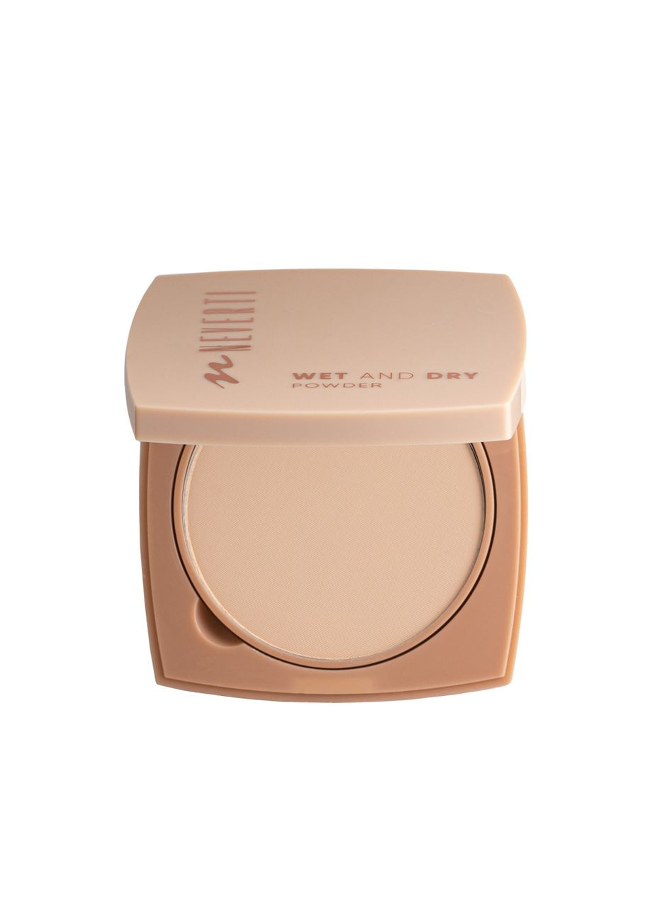 Пудра для обличчя Wet&Dry (NP201), 004 Nude Beige Нюдова бежева Neverti (361968938)