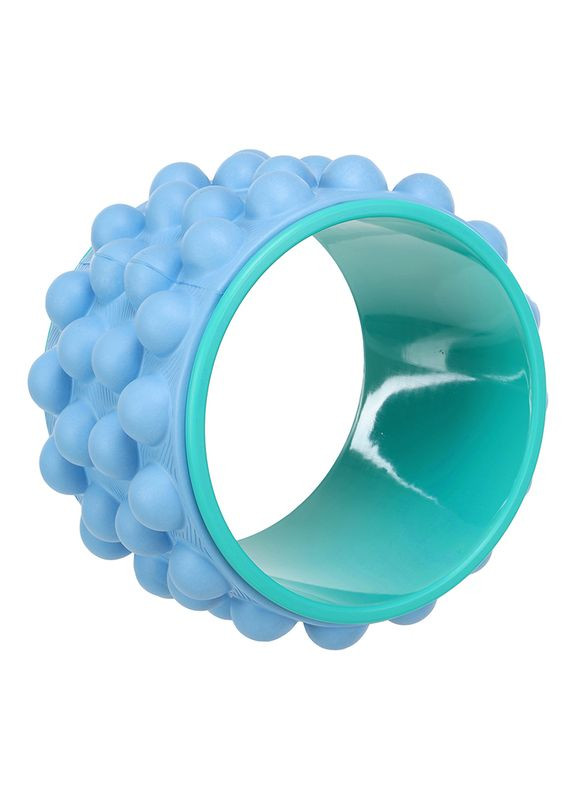 Колесо для йоги масажне Wheel Yoga FI-6205 Чорно-малиновий, (56508191) FDSO (323020448)