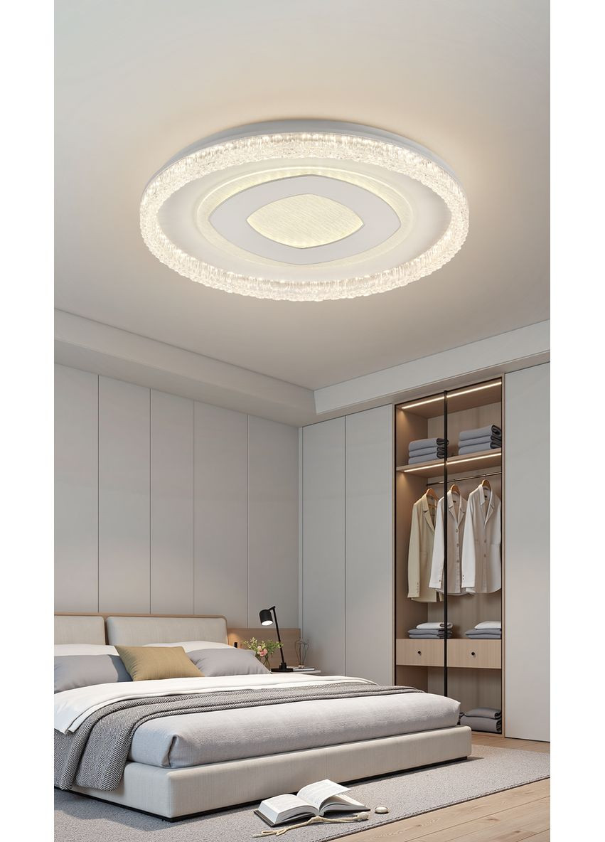 Светодиодная припотолочная люстра 2H-013, Белый Valeso (365877914)