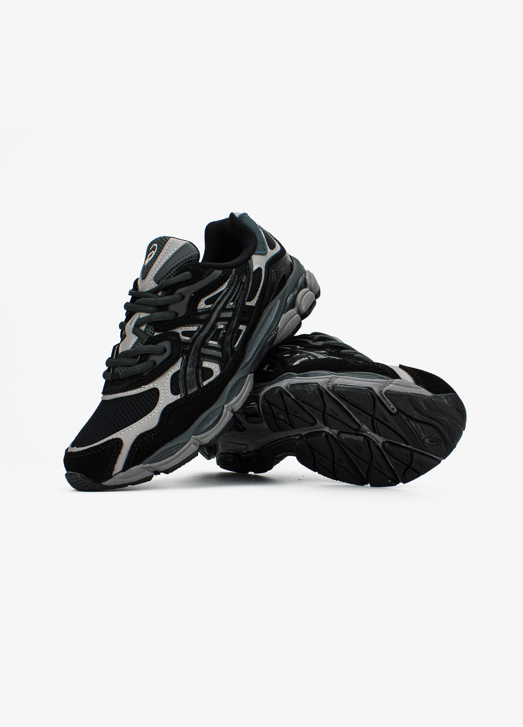 Кросівки чоловічі Asics Gel-NYC gray black | Асікс Гель-НЮК сірі чорні No Brand сірі демісезони (336493522)