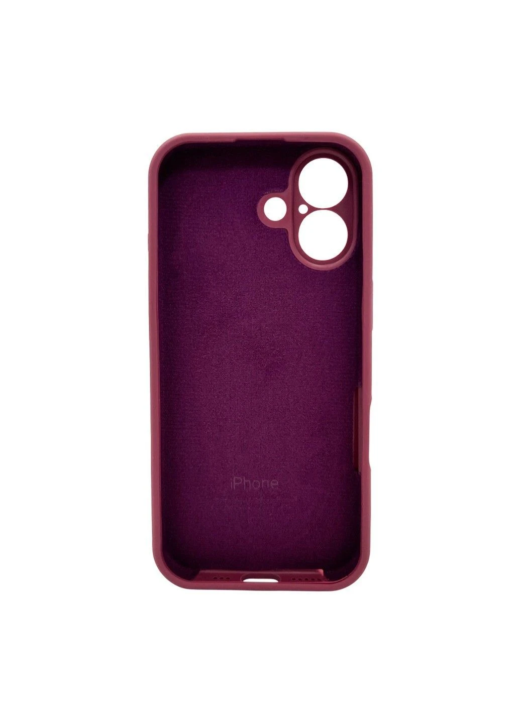 Чохол для смартфона Silicone Full Case AA Camera Protect для Apple iPhone 17 35, Maroon Silicone Case (382474724)