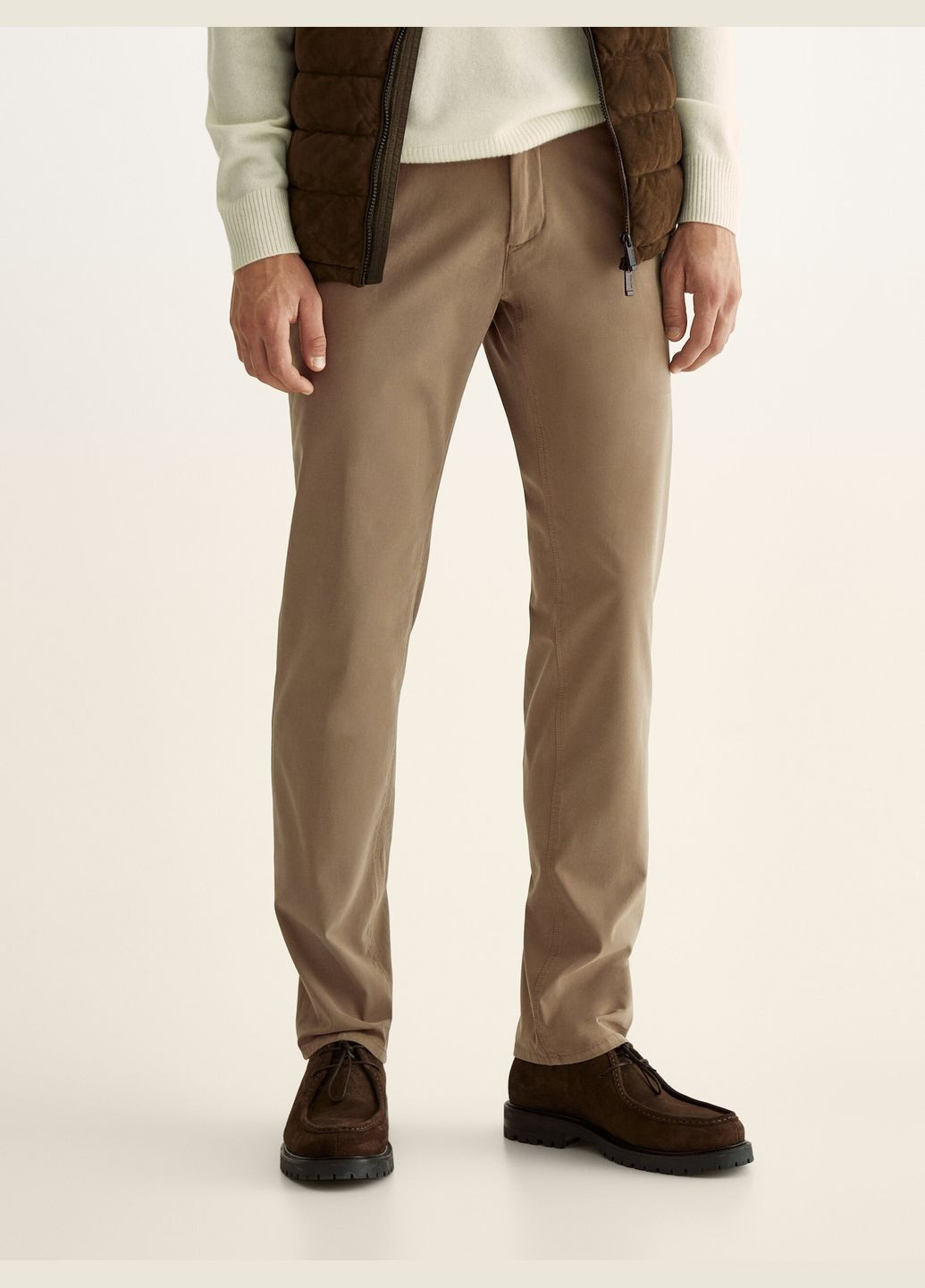 Штани чино regular з бавовни Massimo Dutti (316578892)