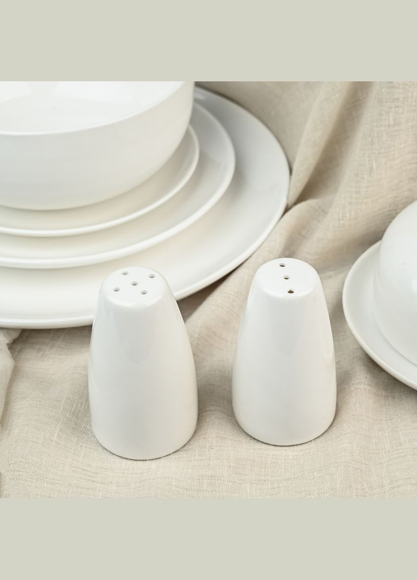 Перечница MY HOME 4.8х8.2 см "ЖЕМЧУЖИНА" фарфор (KP-105 WHITE) MVM (306743513)