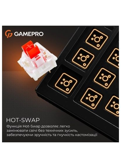 Клавіатура Genesis Metallic MK144B Outemu Red Switch USB UA Black (MK144B) GAMEPRO Genesis Metallic MK144B Outemu Red Switch USB UA B (368969169)