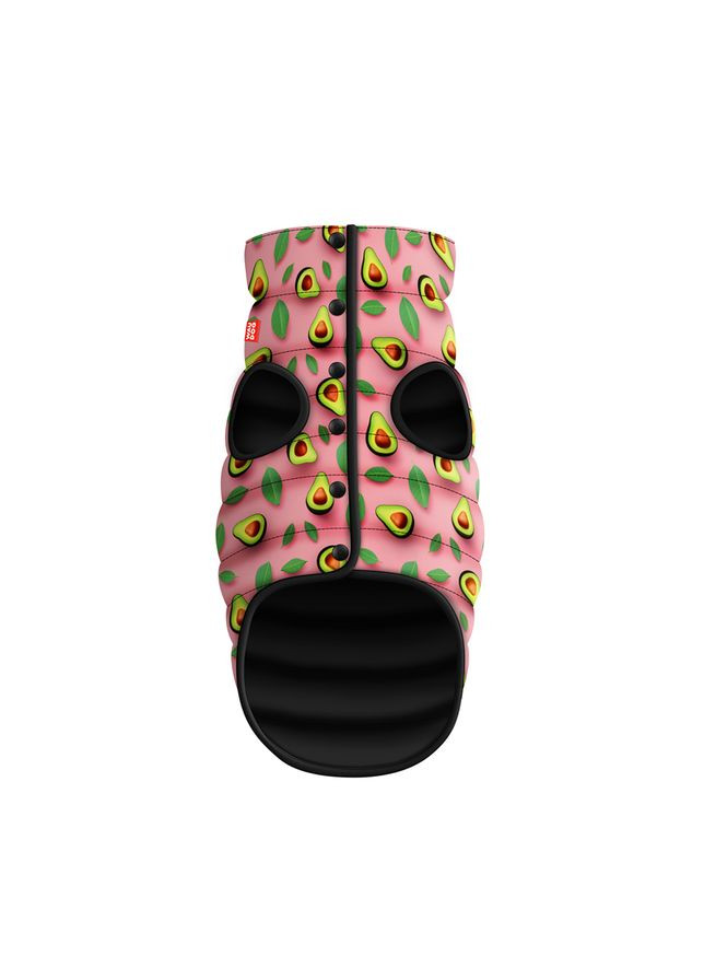 Курточка для собак Clothes рисунок "Авокадо на розовом",, В 33-36 см, С 19-22 см WAUDOG (322001440)