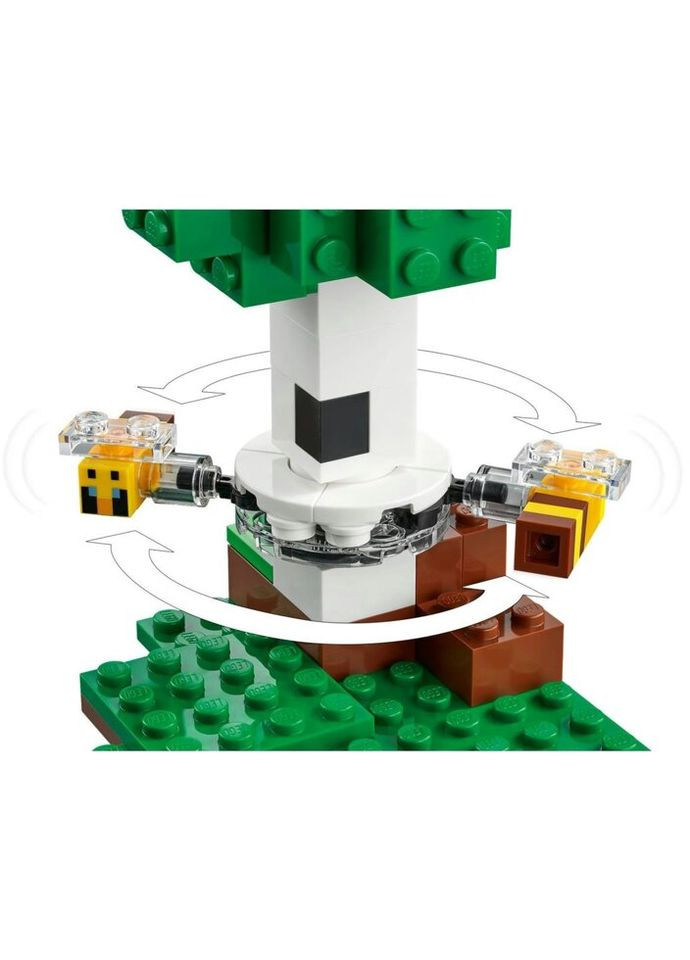 Конструктор Minecraft Бджолиний будиночок 254 деталі (21241-) Lego (281425788)