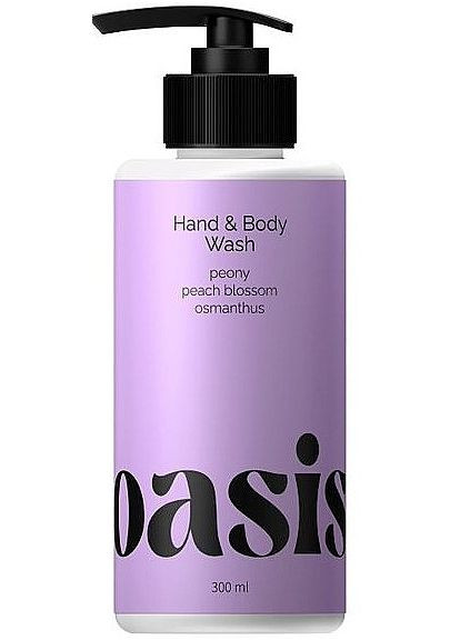 Парфюмерный гель для душа "Peach Blossom Peony Osmanthus" Hand&Body Wash 300ml (1400464-23634279) Oasis (368667180)