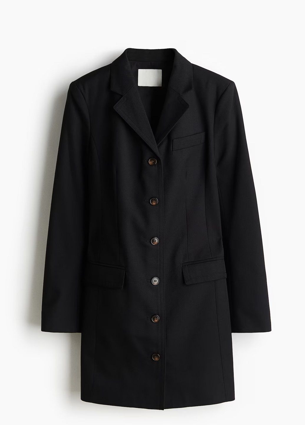 Чорна ділова сукня H&M однотонна