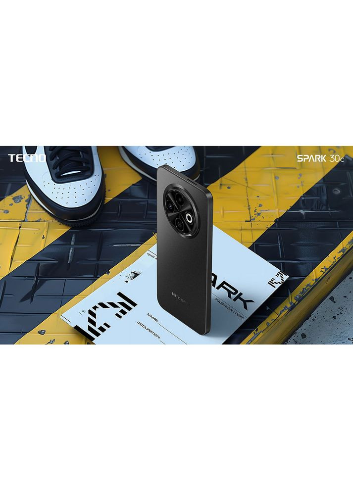 Смартфон Spark 30C (KL5n) 4/128GB Orbit Black (4894947051746) Tecno (307148071)