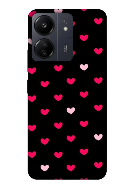 Чохол з принтом для Xiaomi Redmi 13C / для Ксяомі, сяомі, ксіомі редмі 13С Little hearts No Brand (338601771)