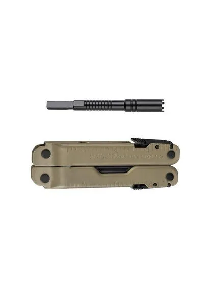 Мультиінструмент Super Tool 300M BLACK,COYOTE, чохол MOLLE (чорн), карт. кор., 18 функцій, 420HC, для військових Leatherman (393804219)