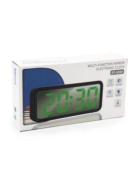 Часы настольные DT-6508 с будильником и USB зарядкой с зеленой подсветкой, лед часы настольные No Brand (365813166)