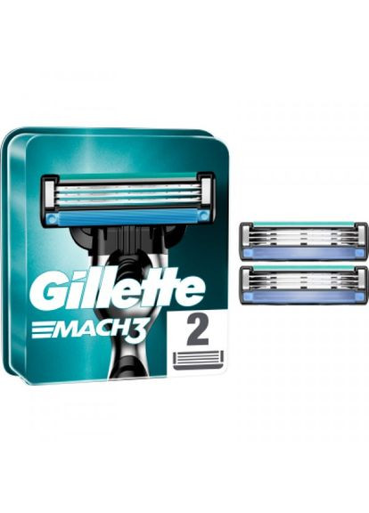 Змінні касети (3014260251970) Gillette mach3 2 шт. (268142461)