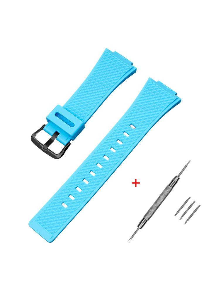 Ремінець для годинника Casio G-Shock блакитний полімерний для чоловіків жінок унісекс з пряжкою ремінець для годинника ProDobro (367267205)