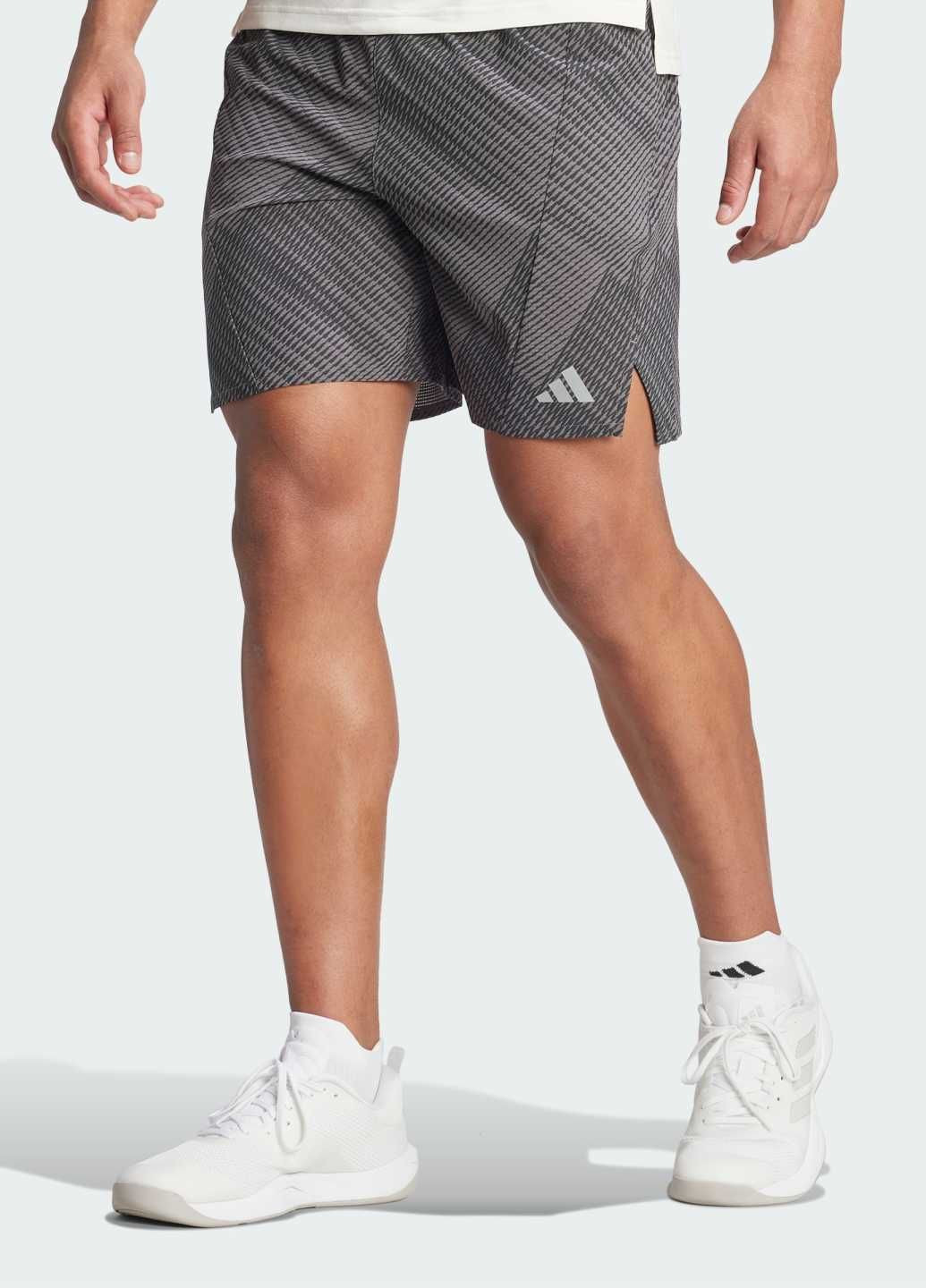 Шорты с принтом Designed for Training HIIT Workout HEAT.RDY adidas (304053508)