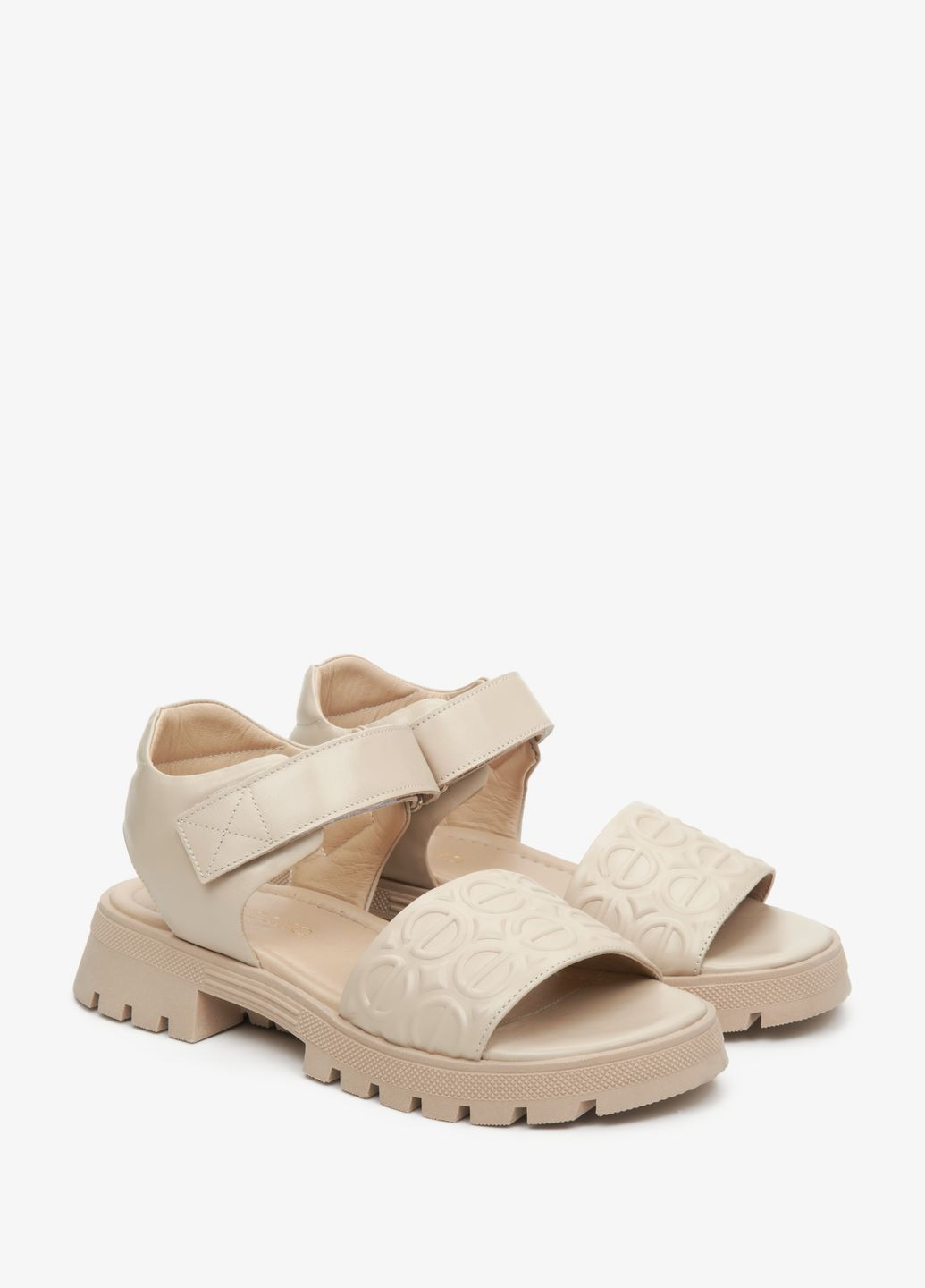 сандалии, цвет бежевый Estro