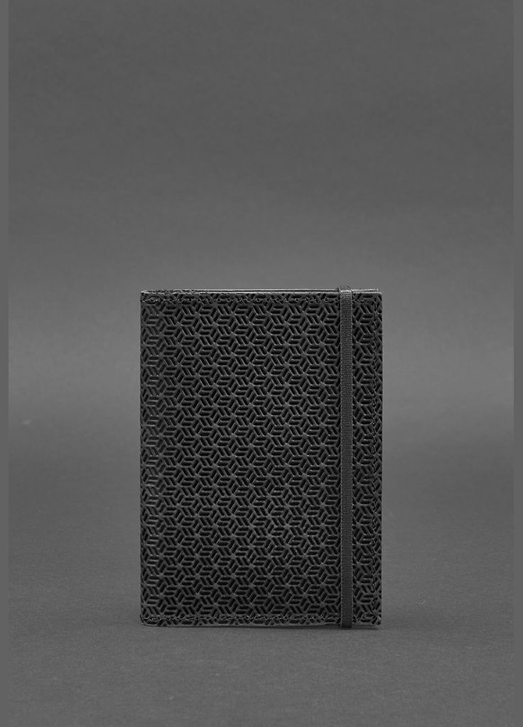 Шкіряна обкладинка для паспорта 2.0 Карбон чорна (A-026212) BlankNote (329743014)