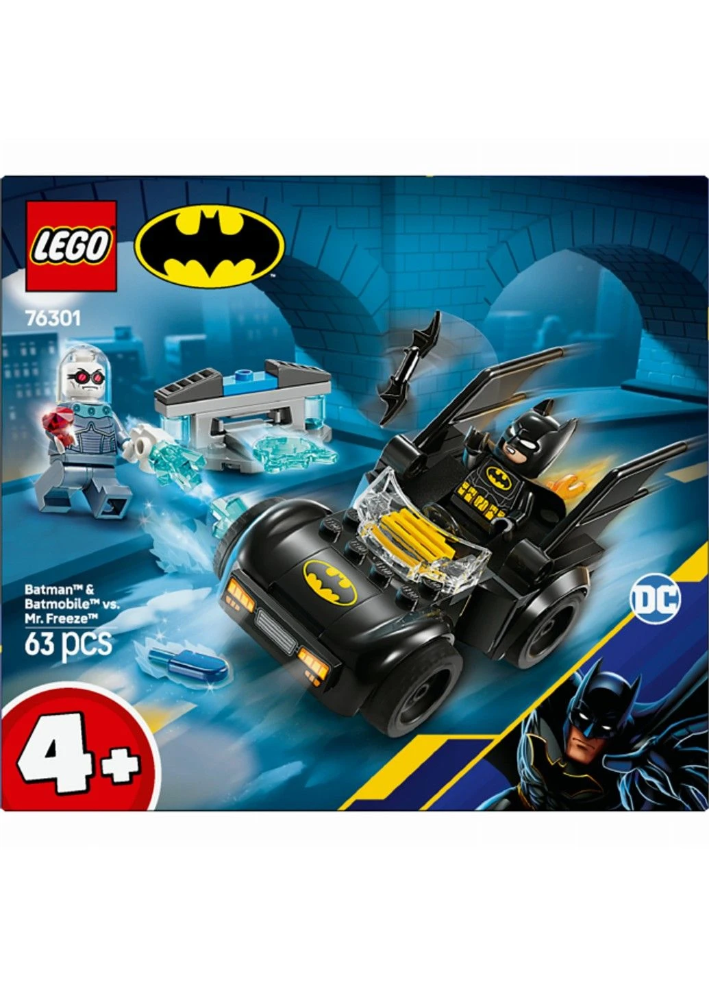 Конструктор дитячий Бетмен і Бетмобіль проти містера Фріза (76301) Lego (325689460)