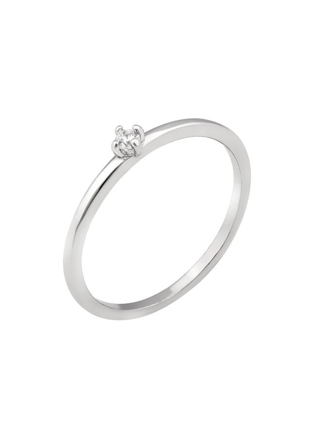 Кольцо серебряное тоненькое с одним камнем Каштан (342334917)