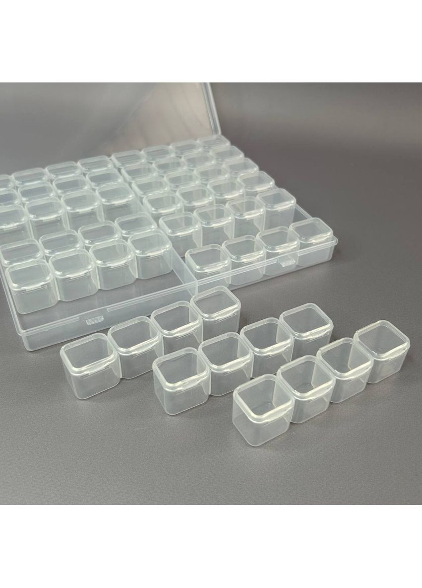 21x17,5см пластикова тара (органайзер) для рукоділля та шиття Plus-plus (354796676)