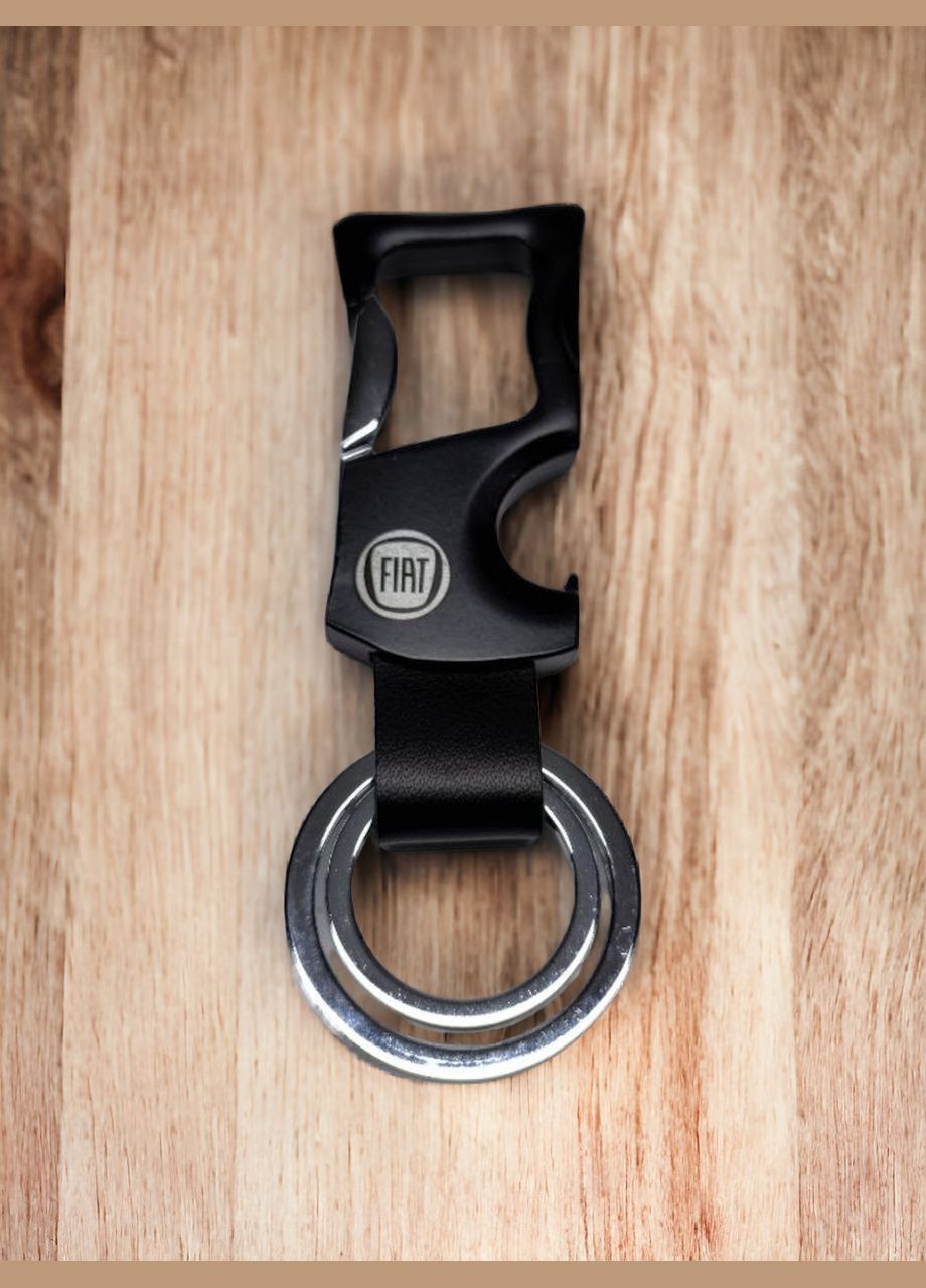 Брелок - открывалка с карабином Fiat, брелок металлический No Brand (361401313)