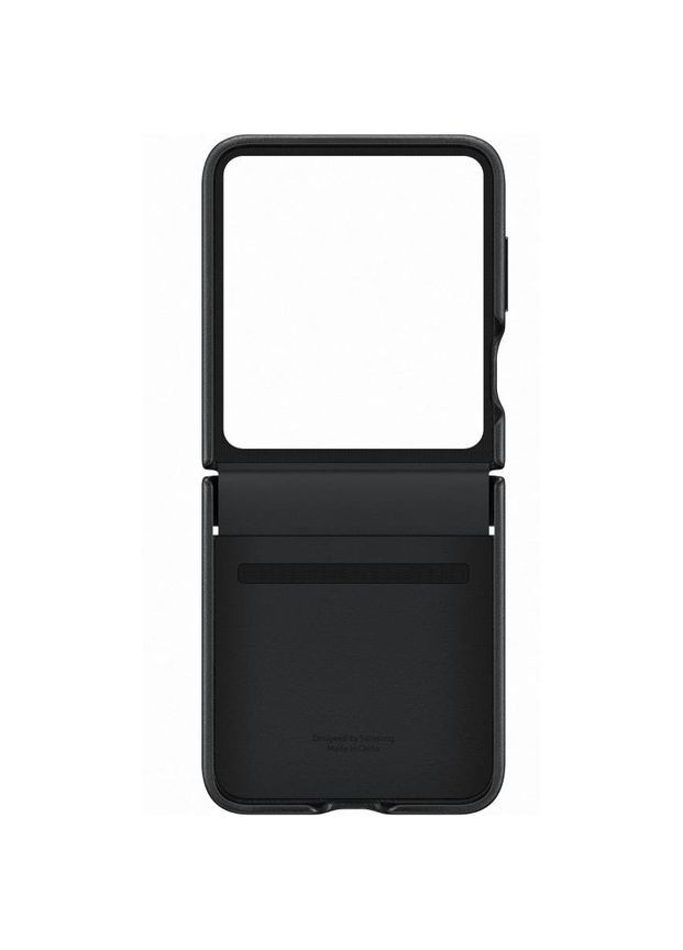 Чехол для Galaxy Flip 5 Flap ECO-Leather Case Black (EF-VF731PBEGUA) Samsung (322913312)