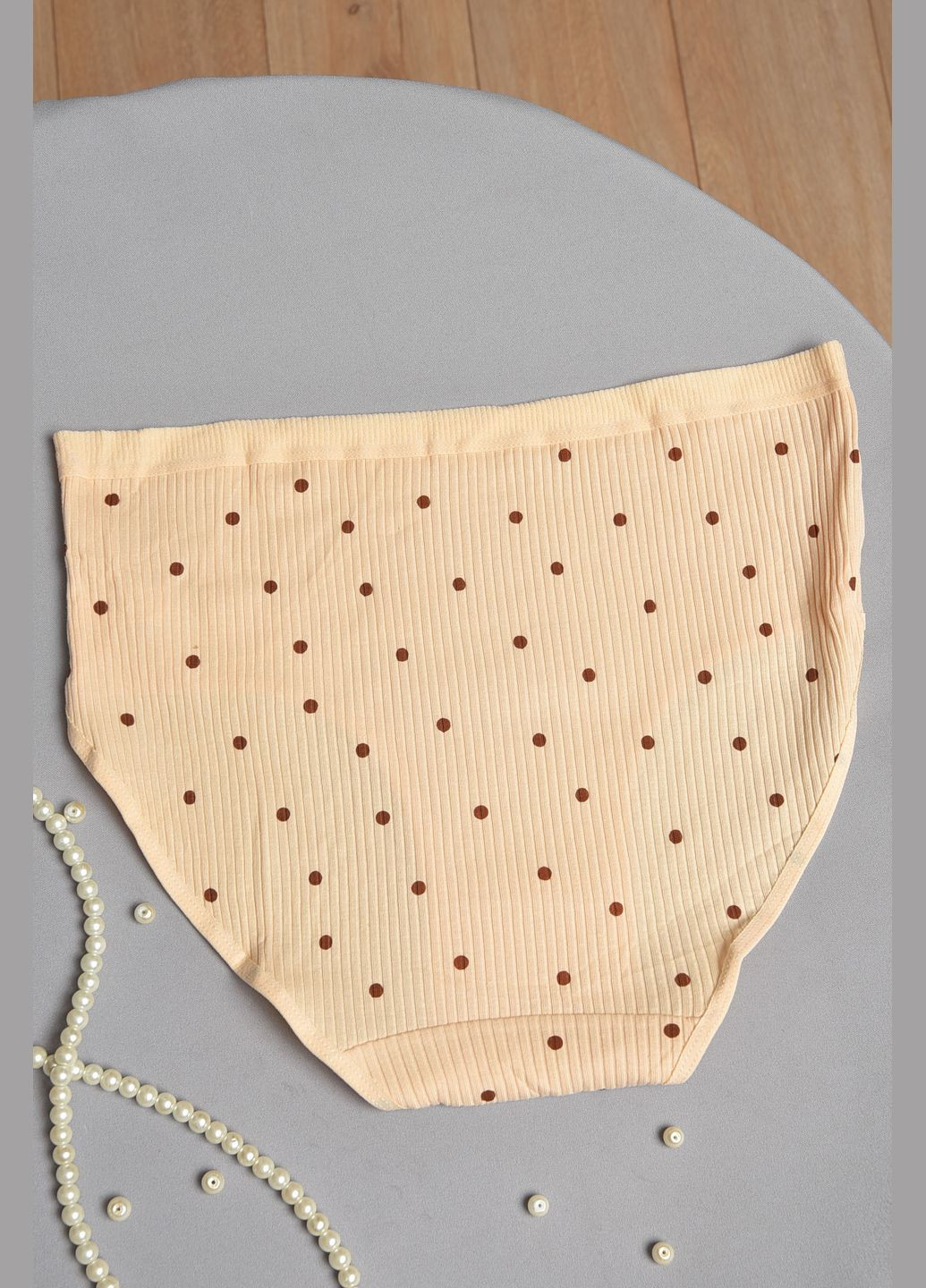 Трусы женские полубатальные желтого цвета Let's Shop (301505803)