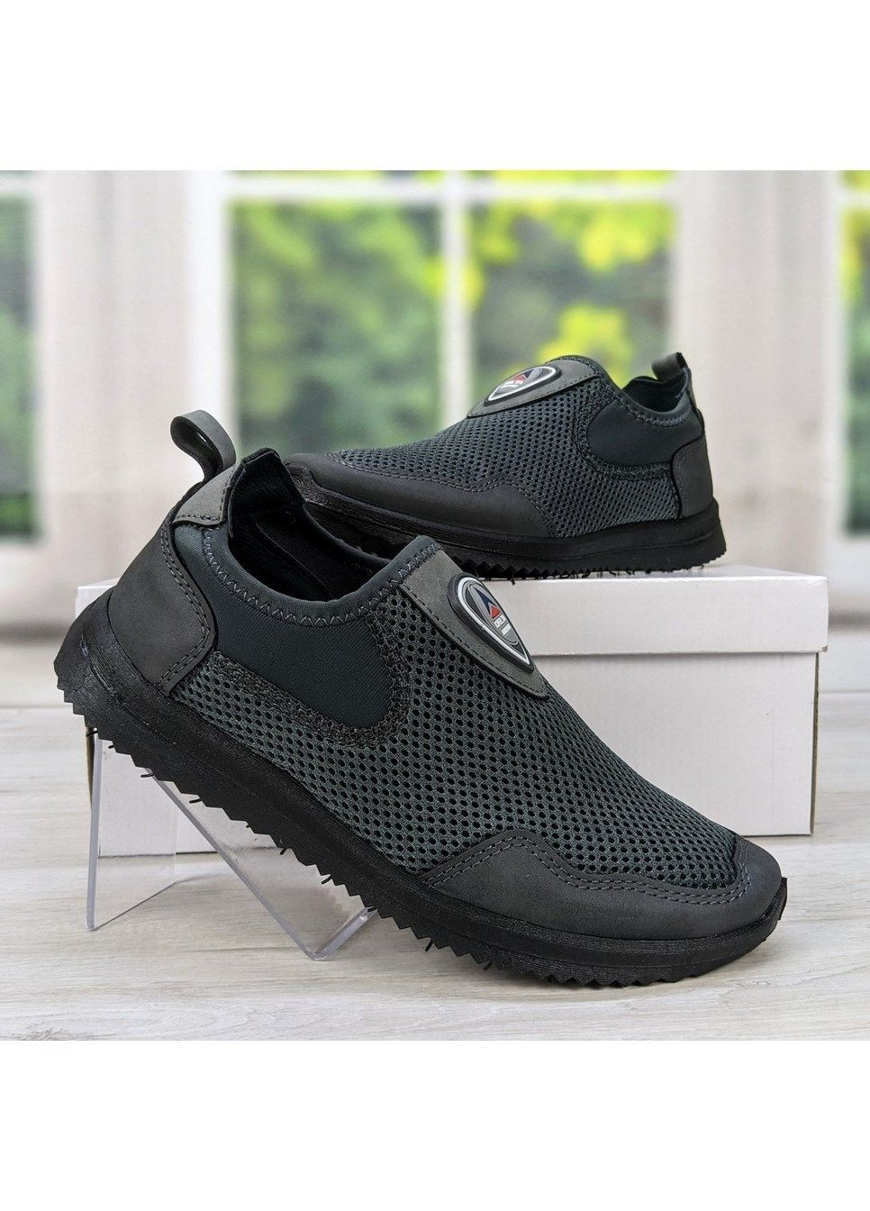 Сірі Літні підліткові кросівки для хлопчика сітка Dago