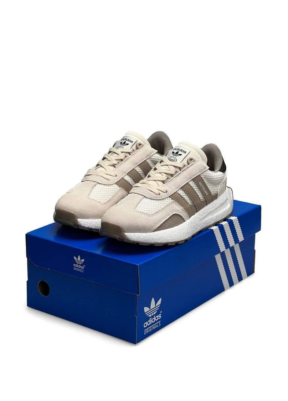 Бежеві Осінні кросівки чоловічі adidas retropy e5 адідас ретропи е5 No Brand