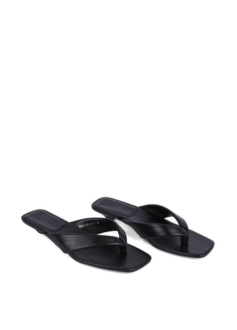 Жіночі Сабо 5295-05-M3501 Чорний Шкіра MIRATON (330179917)