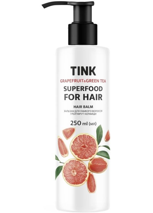 Бальзам для ламкого волосся "Грейпфрут і зелений чай" SuperFood For Hair Grapefruit & Green Tea Balm 500ml (820875-150526) Tink (368652032)
