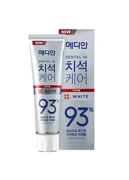 Зубна паста з системою дбайливого відбілювання зубів MEDIAN + White 93% Toothpaste 120 g Amore Pacific (358499711)